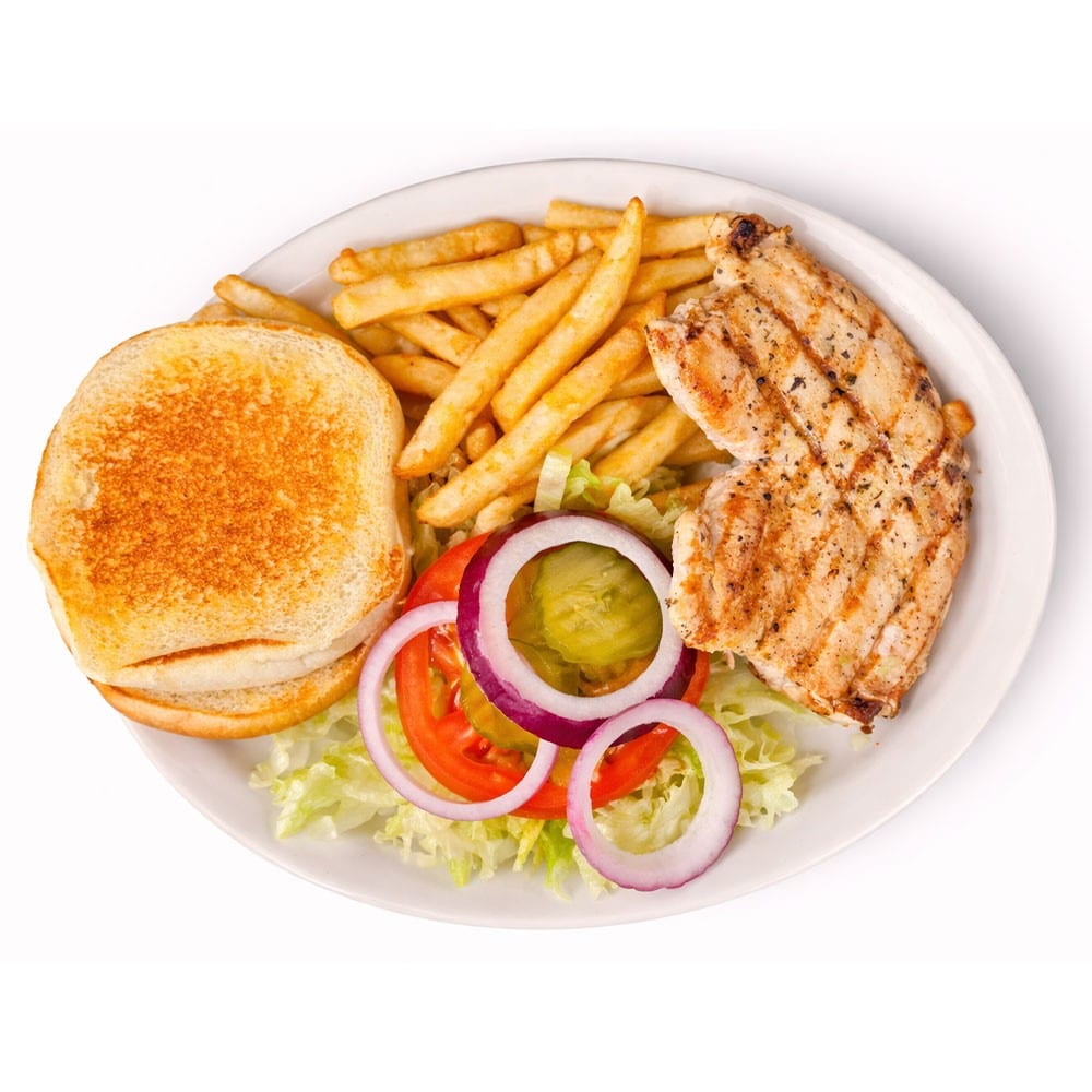 Wolfies Chicken Sandwich Lunch.