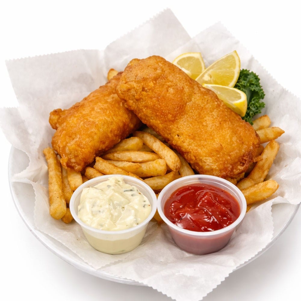 English Fish & Chips Lunch.
