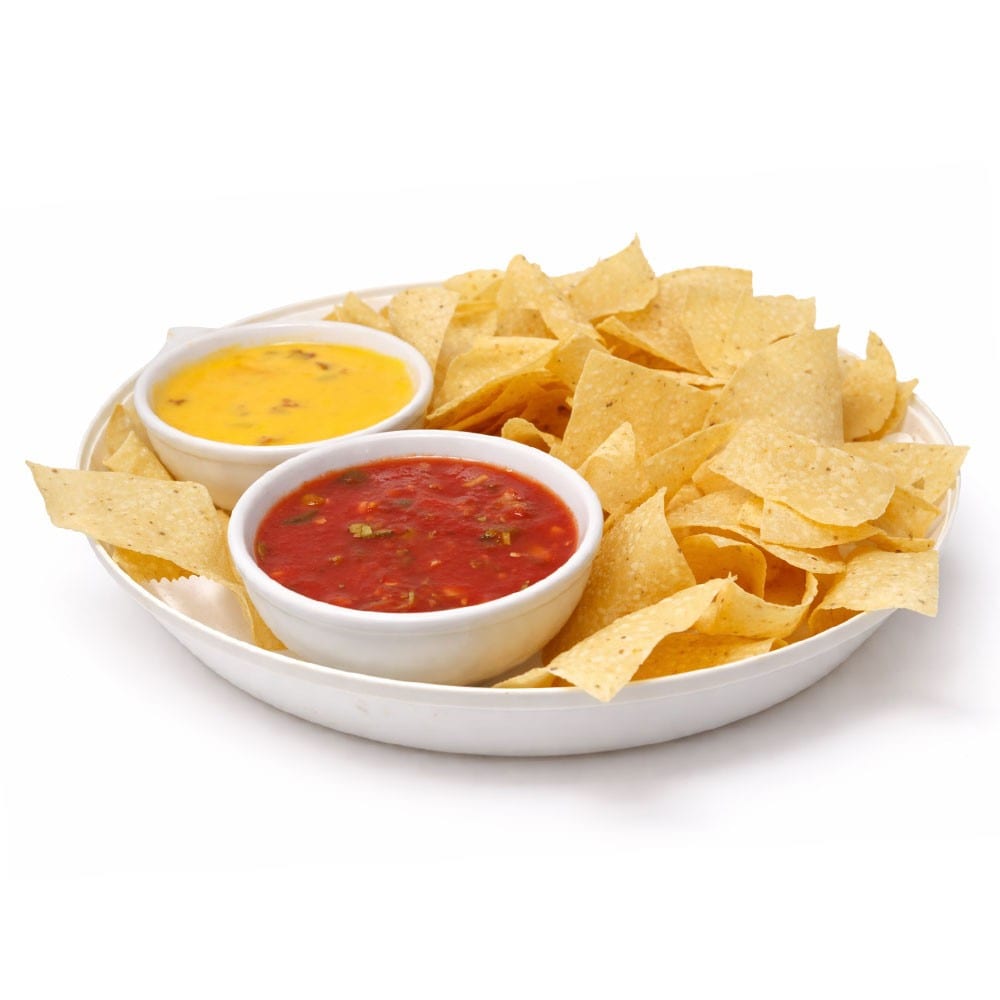 Chips, Queso & Salsa.